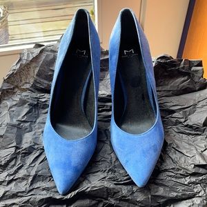 Blue suede (Marc Fisher) shoes